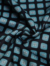 Blue Geometric Pocket Square - TOSSIDO