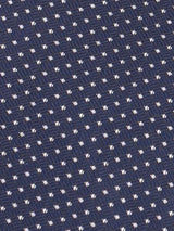 Blue Geometric Woven Ascot & Pocket Square - TOSSIDO