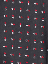 Blue Geometric Woven Cravat & Pocket Square Set - TOSSIDO