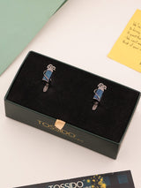 Blue Golf Cufflinks - TOSSIDO