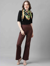 Blue & Green Floral Scarf & Scarf Bag Set - TOSSIDO