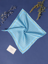 Blue Marine Silk Pocket Square - TOSSIDO