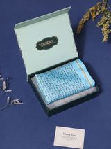 Blue Marine Silk Pocket Square - TOSSIDO