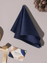 Blue Micro Dot Performance Silk™ Pocket Square - TOSSIDO