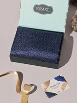 Blue Micro Dot Performance Silk™ Pocket Square - TOSSIDO