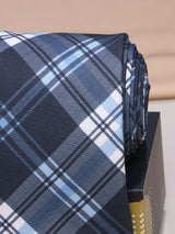 Blue Micro Fiber Necktie - TOSSIDO