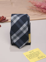 Blue Micro Fiber Necktie - TOSSIDO