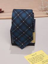 Blue Micro Fiber Necktie - TOSSIDO