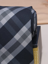 Blue Micro Fiber Necktie - TOSSIDO