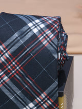 Blue Micro Fiber Necktie - TOSSIDO