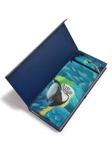 Blue Novelty Scarf & Scarf Bag Set - TOSSIDO