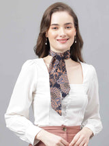 Blue Novelty Scarf & Scarf Bag Set - TOSSIDO