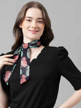 Blue Novelty Scarf & Scarf Bag Set - TOSSIDO