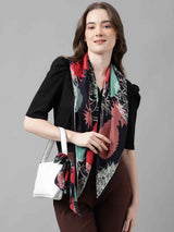 Blue Novelty Scarf & Scarf Bag Set - TOSSIDO