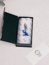 Blue Ombre Gown Lady Brooch - TOSSIDO