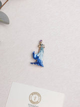 Blue Ombre Gown Lady Brooch - TOSSIDO
