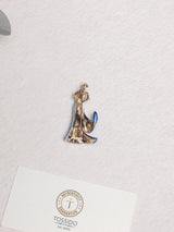 Blue Ombre Gown Lady Brooch - TOSSIDO