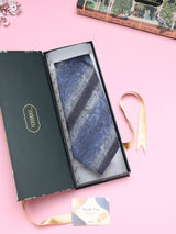 Blue Paisley Broad Necktie - TOSSIDO