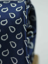 Blue Paisley Broad Necktie - TOSSIDO