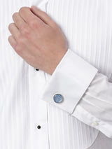 Blue Paisley Cufflink - TOSSIDO