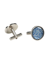 Blue Paisley Cufflink - TOSSIDO