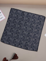 Blue Paisley Jacquard Pocket Square - TOSSIDO