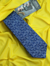 Blue Paisley Necktie - TOSSIDO