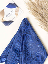 Blue Paisley Necktie Gift - set - TOSSIDO