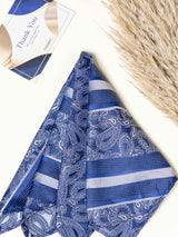 Blue Paisley Necktie Gift - set - TOSSIDO