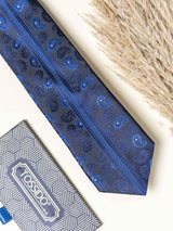 Blue Paisley Necktie Gift - set - TOSSIDO