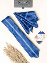 Blue Paisley Necktie Gift - set - TOSSIDO