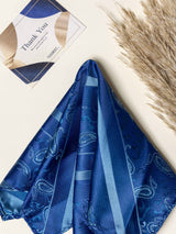 Blue Paisley Necktie Gift - set - TOSSIDO