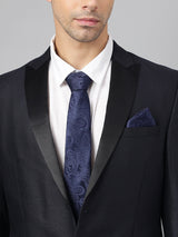 Blue Paisley Necktie & Pocket Square Giftset - TOSSIDO