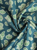 Blue Paisley Pocket Square - TOSSIDO