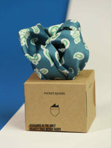Blue Paisley Pocket Square - TOSSIDO