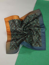 Blue Paisley Pocket Square - TOSSIDO