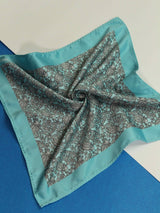 Blue Paisley Pocket Square - TOSSIDO