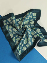 Blue Paisley Pocket Square - TOSSIDO