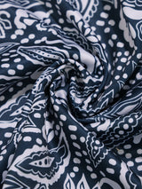 Blue Paisley Pocket Square - TOSSIDO