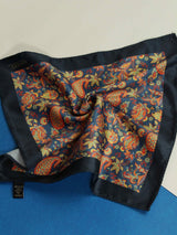 Blue Paisley Pocket Square - TOSSIDO