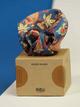 Blue Paisley Pocket Square - TOSSIDO