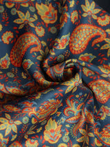Blue Paisley Pocket Square - TOSSIDO