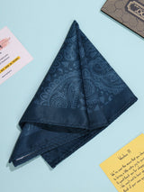 Blue Paisley Pocket Square - TOSSIDO