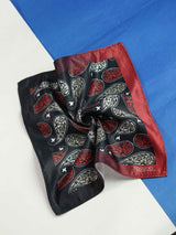Blue Paisley Pocket Square - TOSSIDO