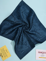 Blue Paisley Pocket Square - TOSSIDO