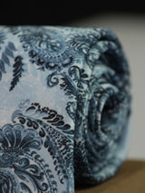 Blue Paisley Printed Necktie - TOSSIDO