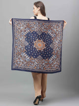 Blue Paisley Scarf & Scarf Bag Set - TOSSIDO