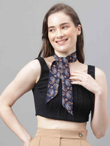 Blue Paisley Scarf & Scarf Bag Set - TOSSIDO