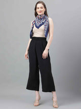 Blue Paisley Scarf & Scarf Bag Set - TOSSIDO