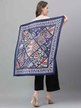 Blue Paisley Scarf & Scarf Bag Set - TOSSIDO